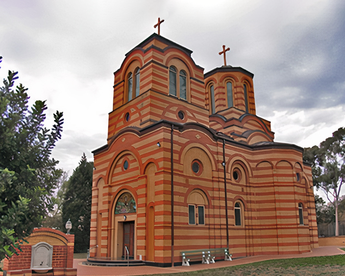 Serbian Orthodox Church of St Sava - Petridis Architects, Melbourne Architects