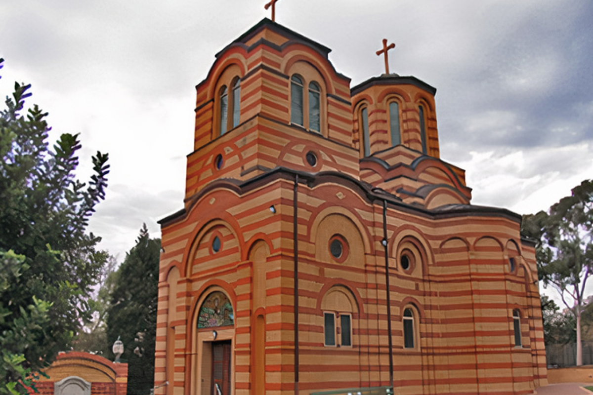 Serbian Orthodox Church of St Sava - Petridis Architects, Melbourne Architects